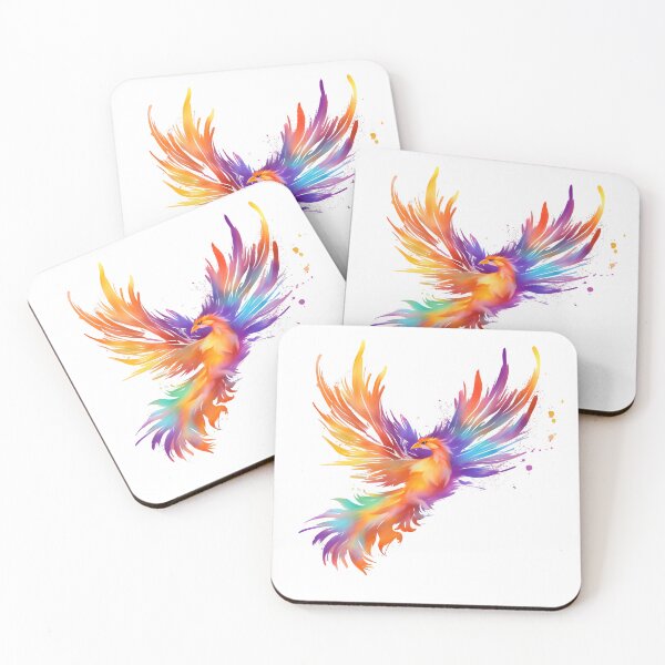 Item preview, Phoenix Prisma: Multicolor Splash Art Phoenix designed and sold by Blackstylez.