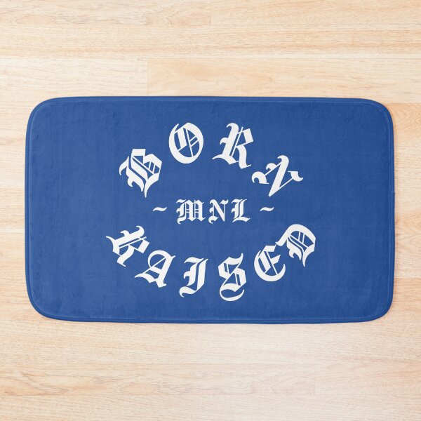 Item preview, BORN MANILA RAISED FILIPINO BACKPRINT SHIRT BLUE designed and sold by aydapadi.