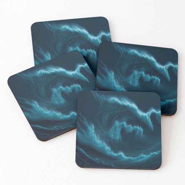 Item preview, Ocean's Fury: Unleash the Power of Crashing Waves| Riding the Wild: A Visual Journey of Ocean Waves designed and sold by RedArtG09.