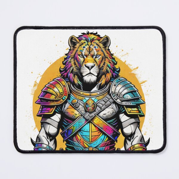 Item preview, colorful tiger warrior designed and sold by esycrazy.