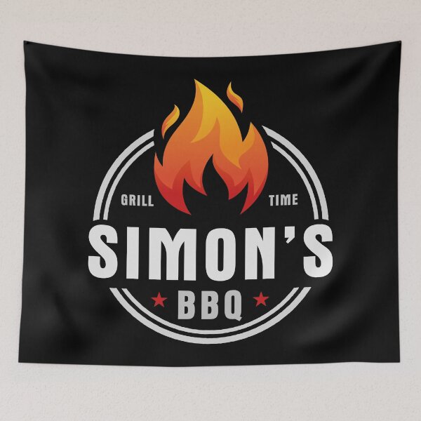 Aperçu de l'œuvre Le barbecue de Simon créée et vendue par PaulSDesign.