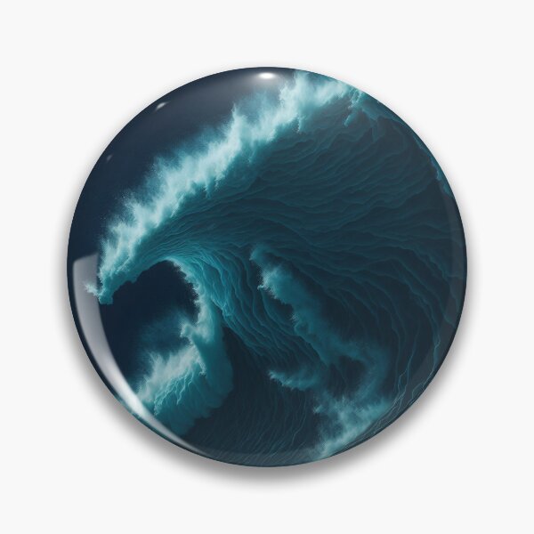 Item preview, Dynamic Energy: Capturing the Motion of the Ocean Waves| The Roar of the Sea: A Poster Celebrating the Power of Waves designed and sold by RedArtG09.