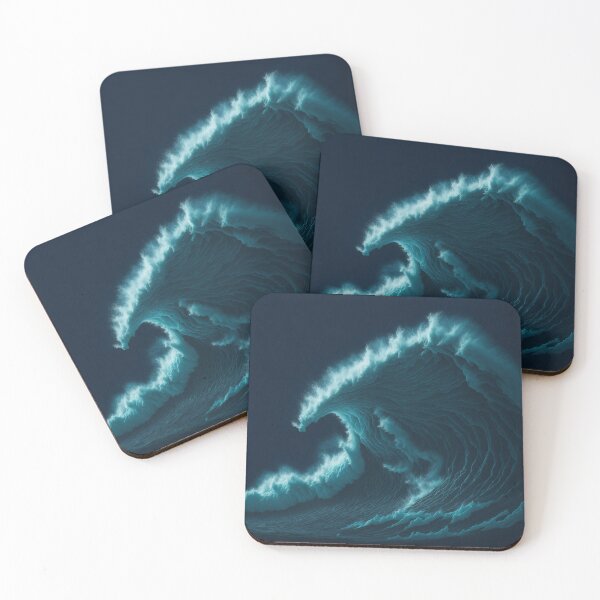 Item preview, Dynamic Energy: Capturing the Motion of the Ocean Waves| The Roar of the Sea: A Poster Celebrating the Power of Waves designed and sold by RedArtG09.