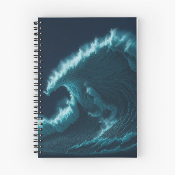 Item preview, Dynamic Energy: Capturing the Motion of the Ocean Waves| The Roar of the Sea: A Poster Celebrating the Power of Waves designed and sold by RedArtG09.