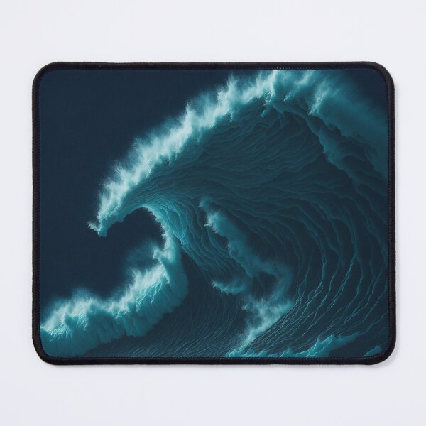 Item preview, Dynamic Energy: Capturing the Motion of the Ocean Waves| The Roar of the Sea: A Poster Celebrating the Power of Waves designed and sold by RedArtG09.