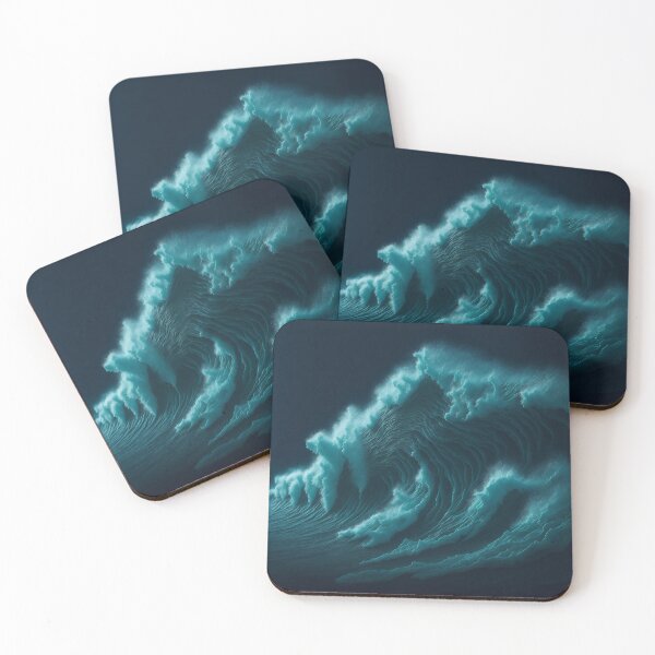 Item preview, Surrender to the Surge: Dive into the Majesty of Ocean Waves| Wave Symphony: A Vibrant Composition of Energy and Motion designed and sold by RedArtG09.