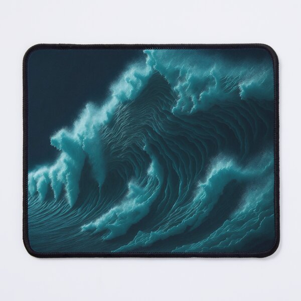 Artikelvorschau, Surrender to the Surge: Dive into the Majesty of Ocean Waves| Wave Symphony: A Vibrant Composition of Energy and Motion entworfen und verkauft von RedArtG09.