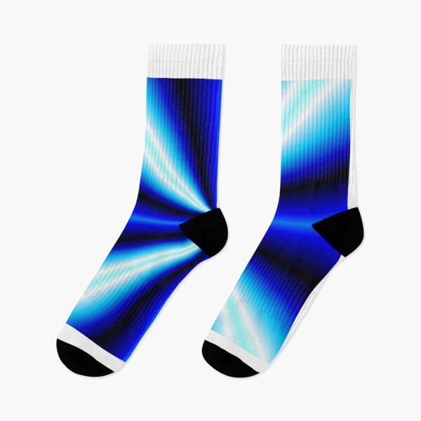 Item preview, Bright Flowing Blue Rays Fractal Art designed and sold by origoo.