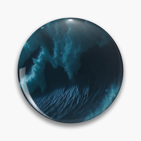 Artikelvorschau, The Elemental Dance: Embracing the Power of the Ocean Waves| Waves Unleashed: An AI-Generated Poster of Nature's Mighty Forces entworfen und verkauft von RedArtG09.