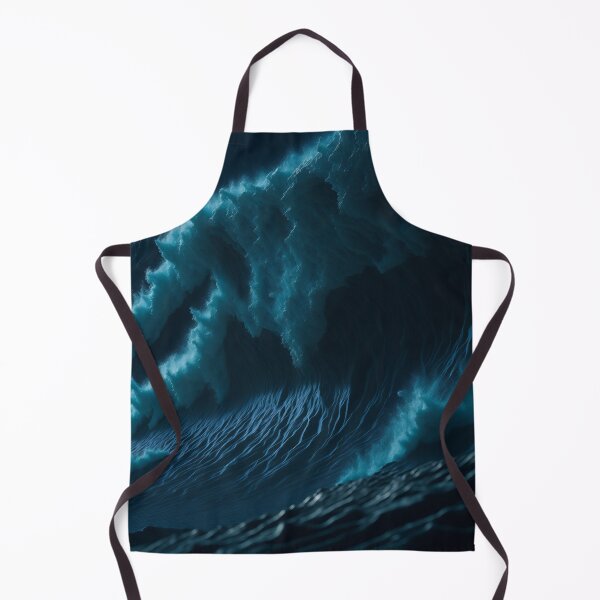 Aperçu de l'œuvre The Elemental Dance: Embracing the Power of the Ocean Waves| Waves Unleashed: An AI-Generated Poster of Nature's Mighty Forces créée et vendue par RedArtG09.