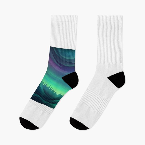 Item preview, Cool Mystical Aurora Night designed and sold by lessyun.