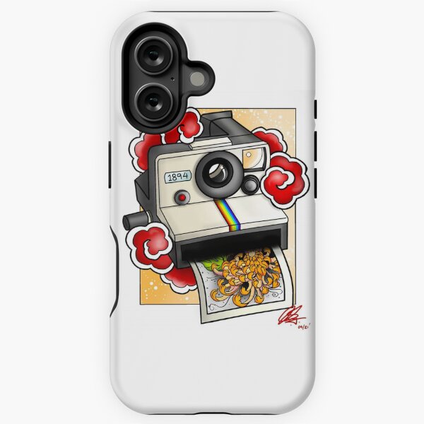Vista previa del artículo con la obra «Polaroid - Crisantemo», diseñado y vendido por Roysdisturbia.