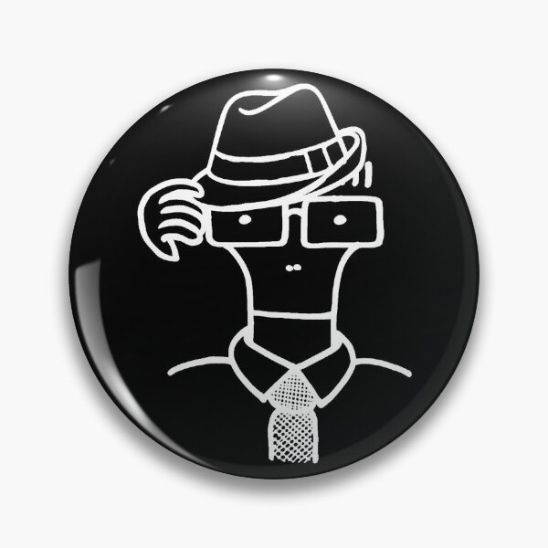 Item preview, white hat crooked designed and sold by RustyBerge.