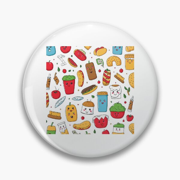 Item preview, Cool Humorous Cartoon Food Pattern designed and sold by lessyun.