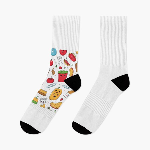 Item preview, Cool Humorous Cartoon Food Pattern designed and sold by lessyun.