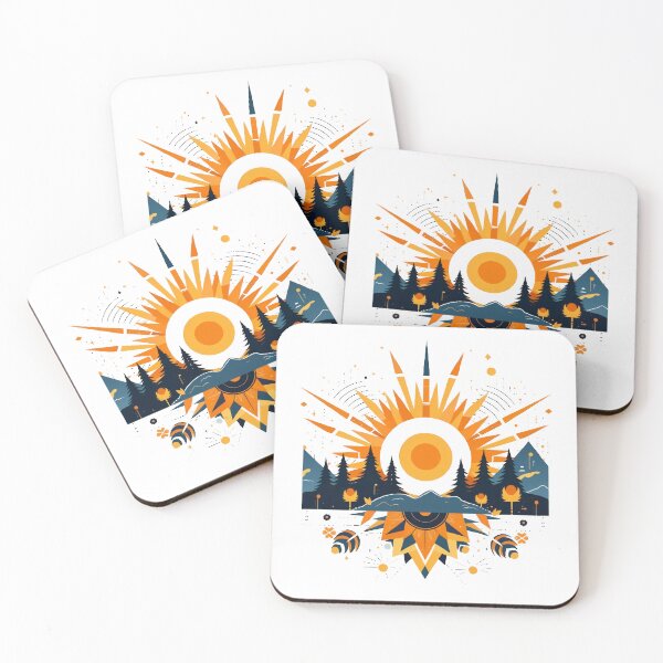 Item preview, Cool Geometric Sun Pattern designed and sold by lessyun.