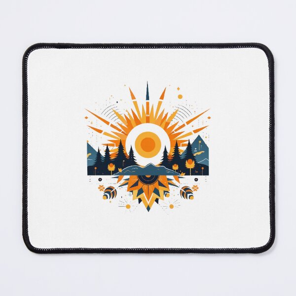 Item preview, Cool Geometric Sun Pattern designed and sold by lessyun.