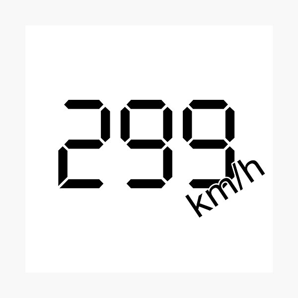 299kmh to m 2025 h