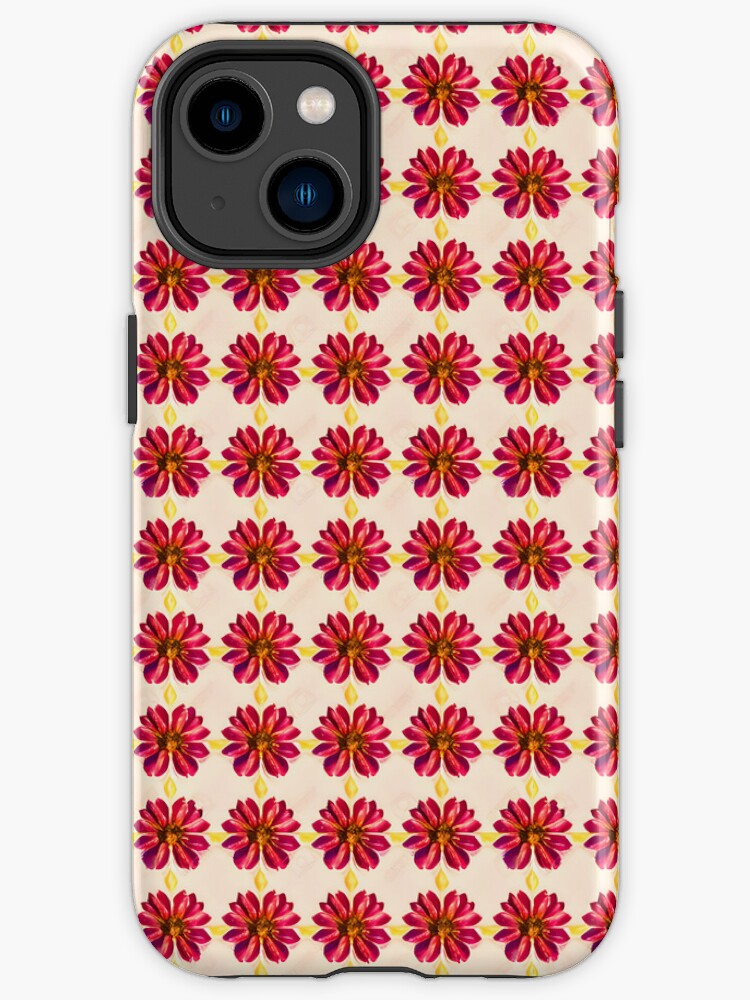 Thumbnail 1 of 4, iPhone Case, Flower Pattern "Andrea" designed and sold by Patterns For Products.