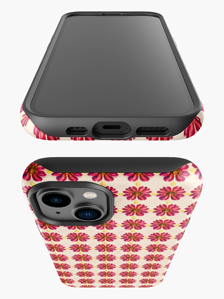 Thumbnail 3 of 4, iPhone Case, Flower Pattern "Andrea" designed and sold by Patterns For Products.