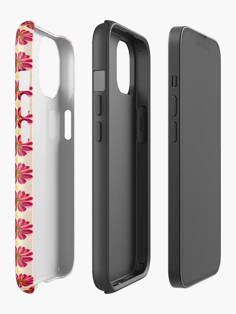 Thumbnail 2 of 4, iPhone Case, Flower Pattern "Andrea" designed and sold by Patterns For Products.
