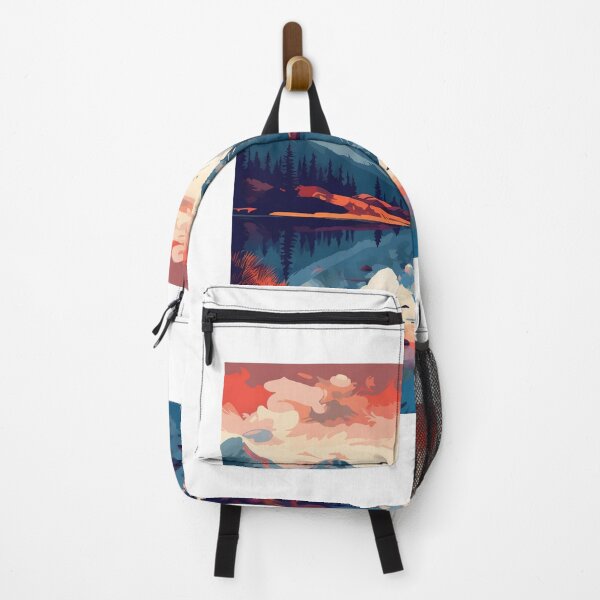 Item preview, Cool Landscape Painting Inspired Landscape Pattern designed and sold by lessyun.