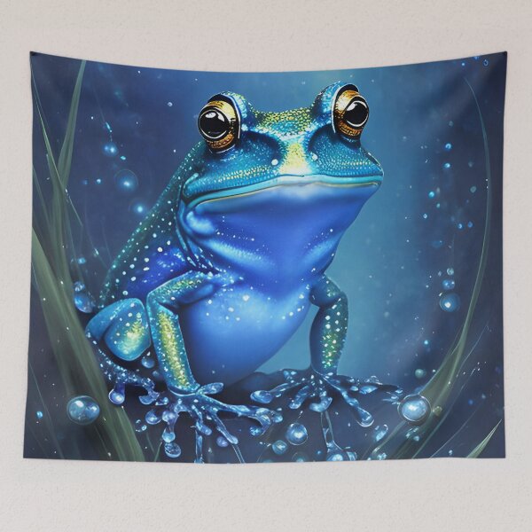 Item preview, blue frog designed and sold by PandorasWelt.