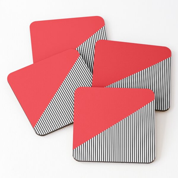 Item preview, Triangle and Stripes | Mixed Patterns | Red and Black designed and sold by rsty11.