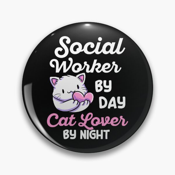 Item preview, Social Worker By Day Cat Lover Social Educator designed and sold by Pubi.