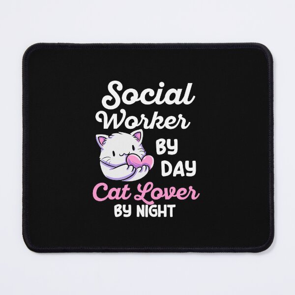 Item preview, Social Worker By Day Cat Lover Social Educator designed and sold by Pubi.