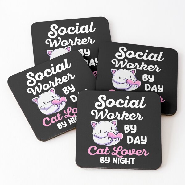 Item preview, Social Worker By Day Cat Lover Social Educator designed and sold by Pubi.