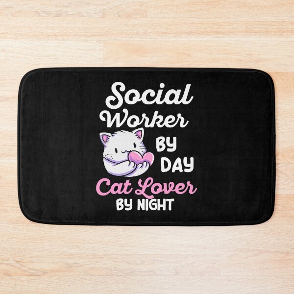 Item preview, Social Worker By Day Cat Lover Social Educator designed and sold by Pubi.