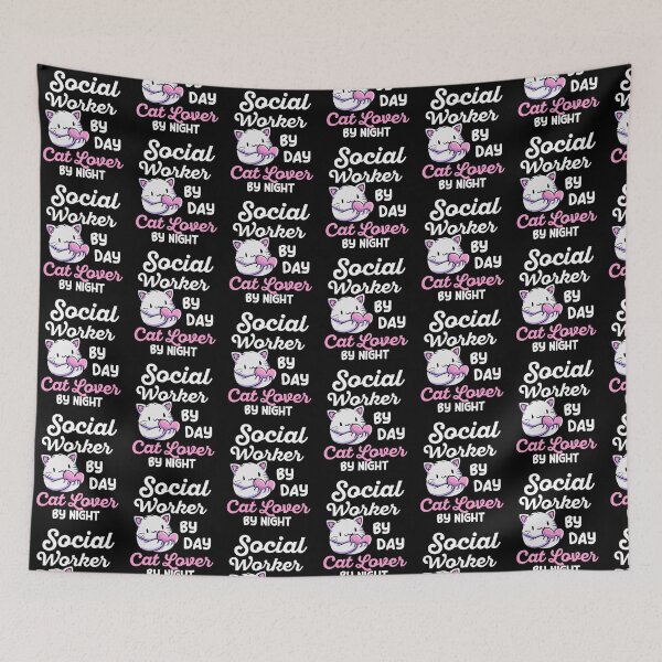 Item preview, Social Worker By Day Cat Lover Social Educator designed and sold by Pubi.