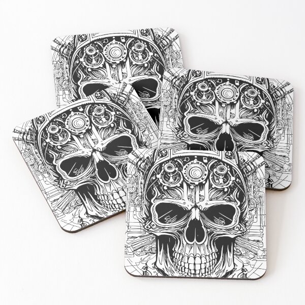 Item preview, Steampunk Skull designed and sold by Promptified.