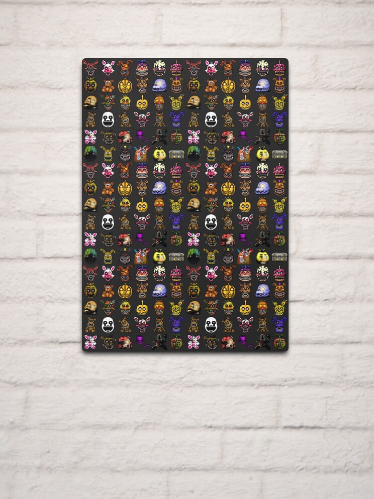 Five Nights at Freddy's - Pixel art - Multiple Characters Throw Blanket  for Sale by GEEKsomniac