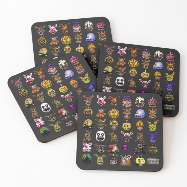 Item preview, Five Nights at Freddy's - Pixel art - Multiple Characters New Set designed and sold by GEEKsomniac.
