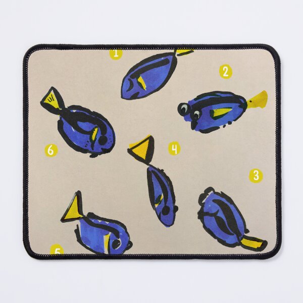 Item preview, Blue Tang designed and sold by Jenea Kaitaz Art.