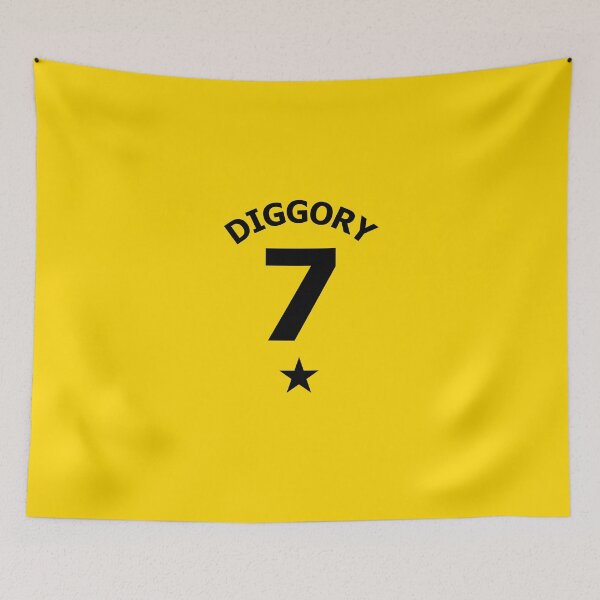 Item preview, Badger House Colours Black on Yellow Athletic Player Seeker Jersey No. 7 designed and sold by ArtCounts.