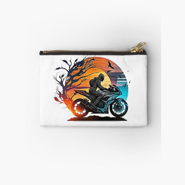 Item preview, Sun and Moon Motorcycle rider sticker design  designed and sold by YammsDesign.
