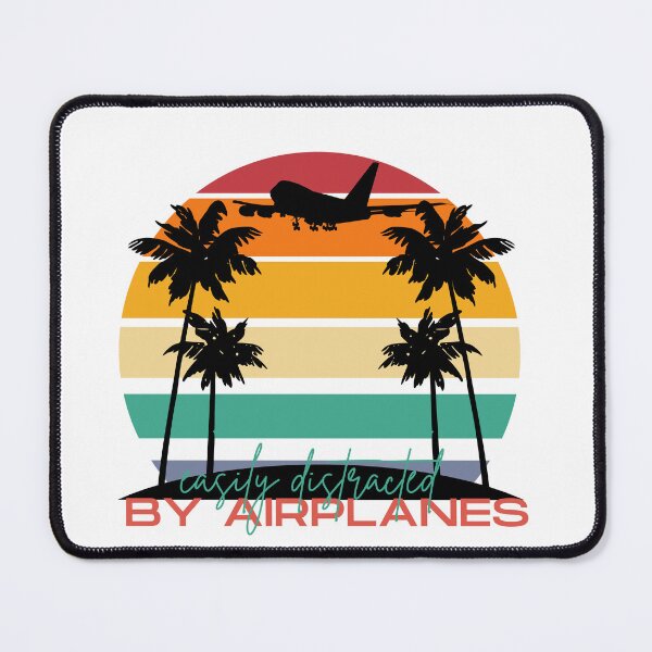 Item preview, easily distracted by airplanes flight crew, cabin crew, aviation lover designed and sold by AviationArtists.
