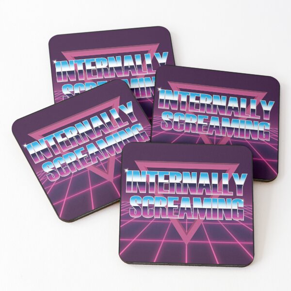 Item preview, Internally screaming synthwave designed and sold by RSteadDesigns.
