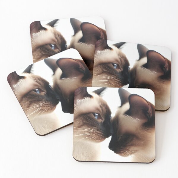 Item preview, Siamese Cats In Love designed and sold by Bold-Splash.