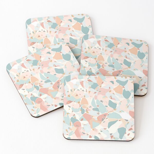 Item preview, Pastel Pink Terrazzo Pattern, Minimalist and Seamless, AI Generated designed and sold by drawerwalker.