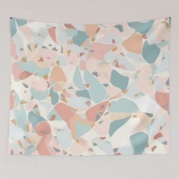 Item preview, Pastel Pink Terrazzo Pattern, Minimalist and Seamless, AI Generated designed and sold by drawerwalker.
