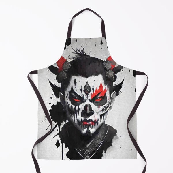 Item preview, Japan Ink Style Oni Face designed and sold by jpvoodoo.