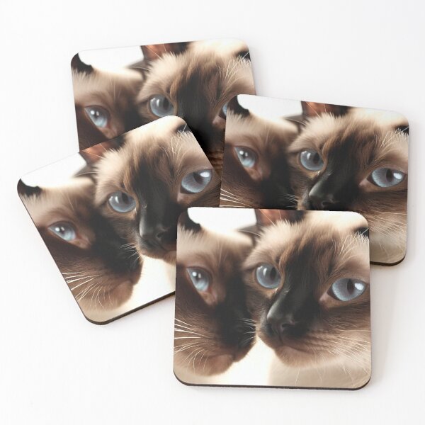 Item preview, Siamese Cats In Love designed and sold by Bold-Splash.