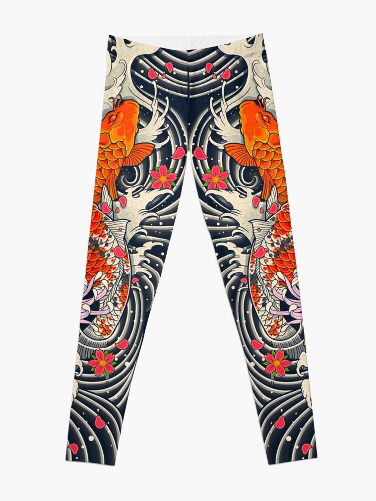 Alternate view of Koi Fish Pond Leggings