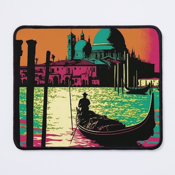 Item preview, Pop art Venice Landscape Gondola, sea, sunset designed and sold by VeronicArt85.