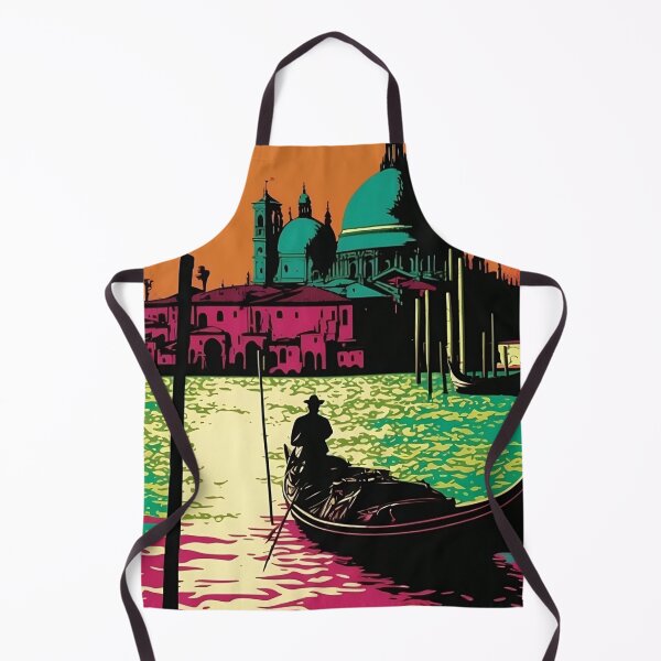 Item preview, Pop art Venice Landscape Gondola, sea, sunset designed and sold by VeronicArt85.