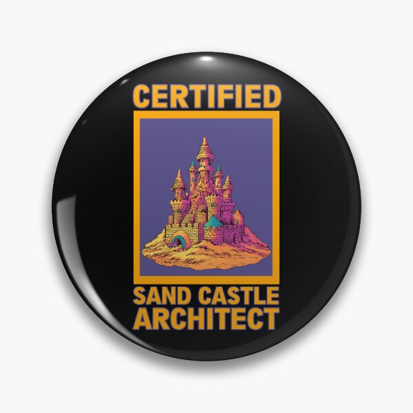 Item preview, Certified sand castle architect  designed and sold by SidTastic .